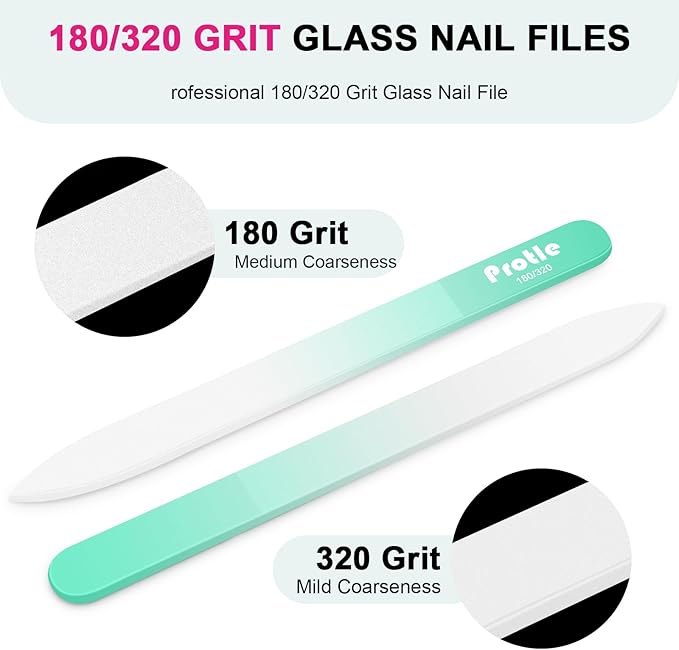 Glass Nail Files for Natural
