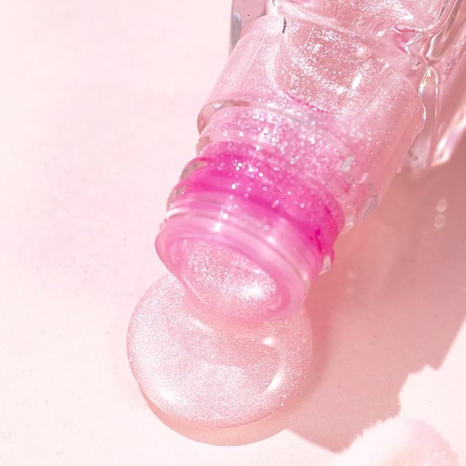 Yasovigi Magic Color Changing Lip Oil, Plumping Moisturizing Lip Oil, Big Brush Plumping Lip Gloss Non-sticky Lip Primer