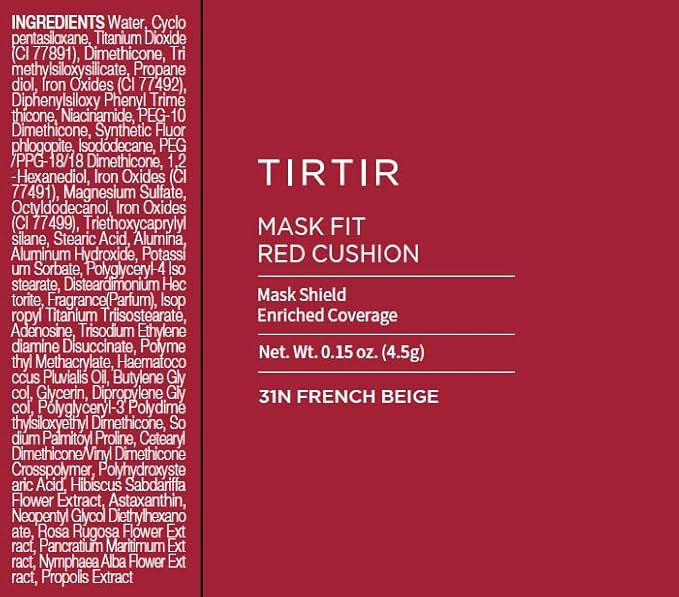 TIRTIR Mask Fit Red Cushion Foundation | Japan's of 1))