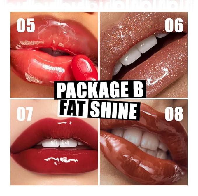 Lip Oil Lip Glaze, Big Brush Head Hydrating Glaze,