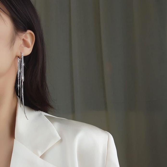 Boho Long Tassel Chain Earrings Fringe