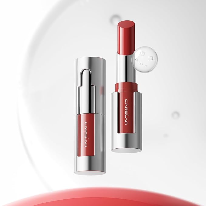 Essence Lipstick, Moisturizing, Plumping, Shiny Lip Color, Non Sticky Lipstick with Vitamin E, Sooth, Soften Lip, J305