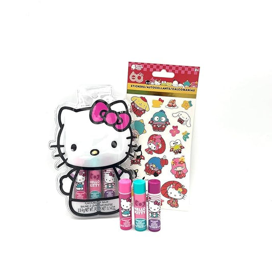 Hello Kitty 3pk Lip Balm Set