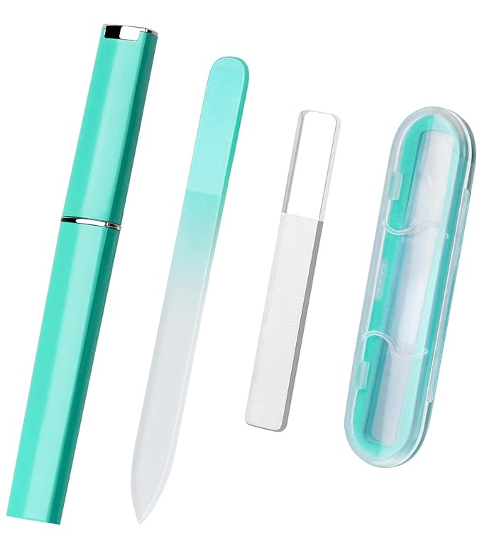 Crystal glass nail file, nail
