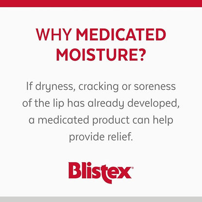 Blistex Medicated Mint Lip Balm, 0.15 Coverage