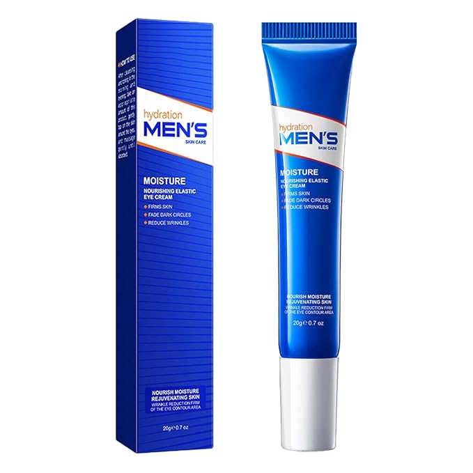 Men's Eye Cream, Hydrating & Firming Under Eye Cream for Men, Reduces Dark Circles, Wrinkles & Puffiness, Nourishing Elastic Formula, 20g / 0.7 fl.oz