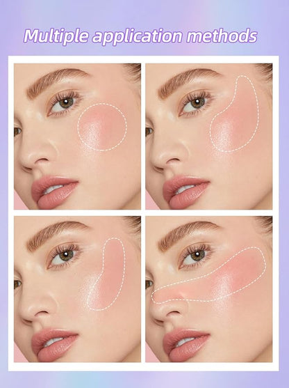 Warm Change Blush Clear Color Change Moisturizing Natural Makeup Color,