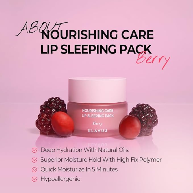 Klavuu Nourishing Care Lip Sleeping Pack 0.7oz
