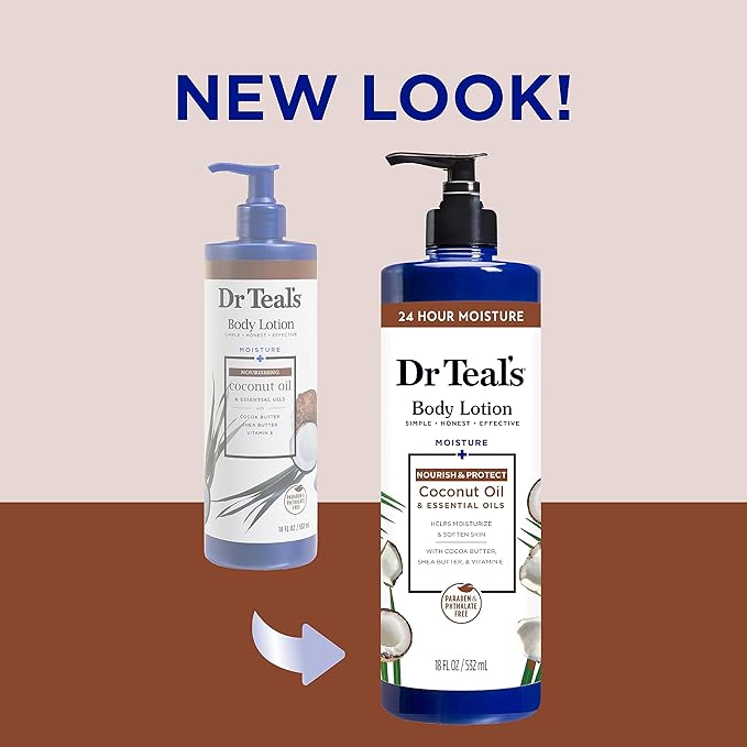 Dr Teal's Body Lotion, Coconut Oil