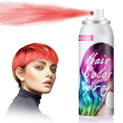ONE-TIME USE Red Temporary Hair