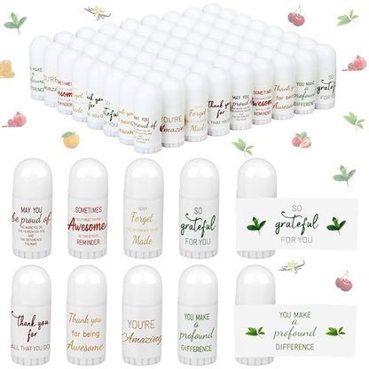 72 Pcs Mini Lip Balm Bulk All