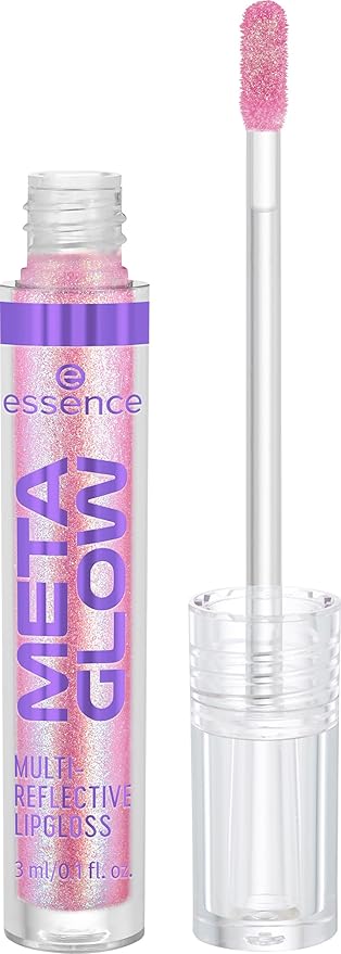 essence | Meta Glow Multi-Reflective Lip Gloss | Pink Vision)