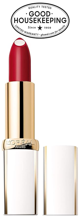 L'Oreal Paris Age Perfect Luminous Hydrating Lipstick, Sublime Red, 0.13 Ounce
