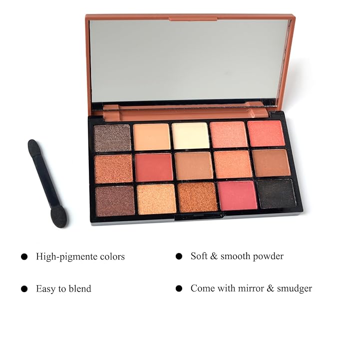Eyeshadow Palette,Eye Shadow Pallet Makeup 15 Colors,Colorful Highly