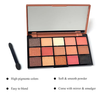 Eyeshadow Palette,Eye Shadow Pallet Makeup 15 Colors,Colorful Highly