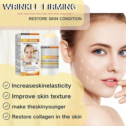 2PCS Bo-tox Bee Venom Firming Serum Stick,Retinol Firming Serum Stick, Hydrates Nourishes Skin Bee Venom Cream For Face and Body