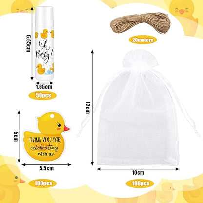 Demissle 50 Pcs Baby Shower Lip Reveal