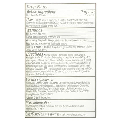 All Natural Organic SPF 50 Sunscreen