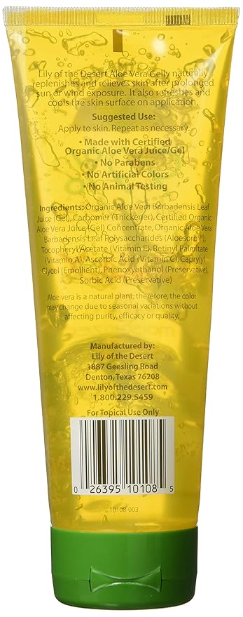 Lily of The Desert Aloe Vera Gelly