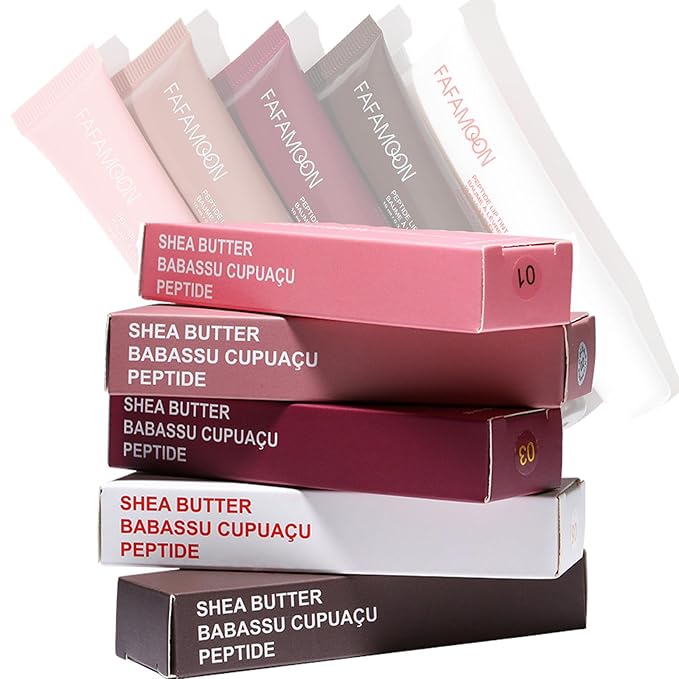 5 Colors Hydrating Lip Gloss, Shiny Jelly Lip Plumping Lip Balms, Long Lasting Nourishing Non-sticky Fresh Clear Smooth Lip Care