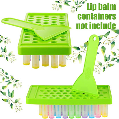Maitys 2 Sets Lip Balm Tray Kit(Green)