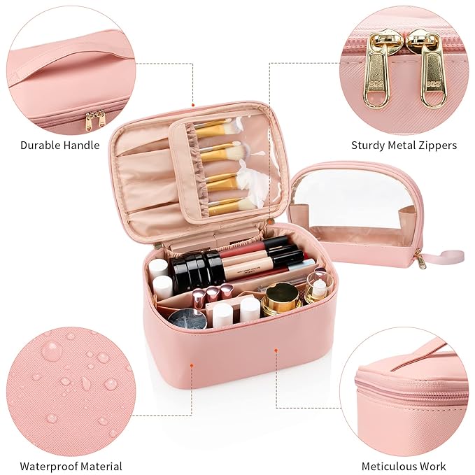 Makeup bag set of 2,