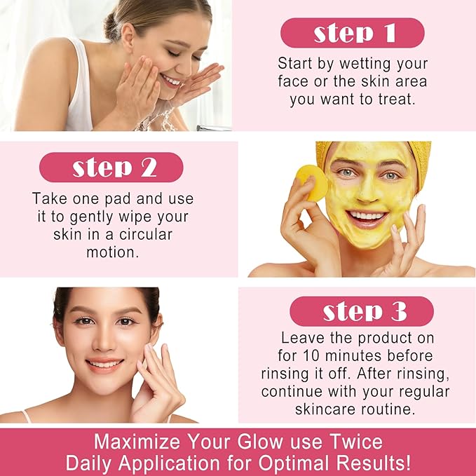 Turmeric kojic pads, turmeric kojic