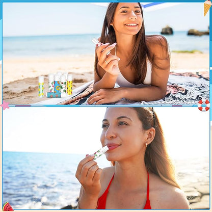 100 Pcs Summer Lip Balm Bulk Gifts