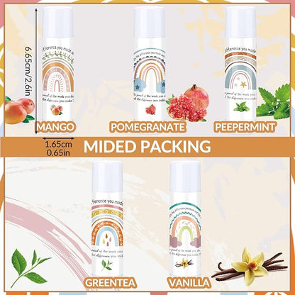 Teacher Appreciation Lip Balm Gifts Rainbow Volunteer(100