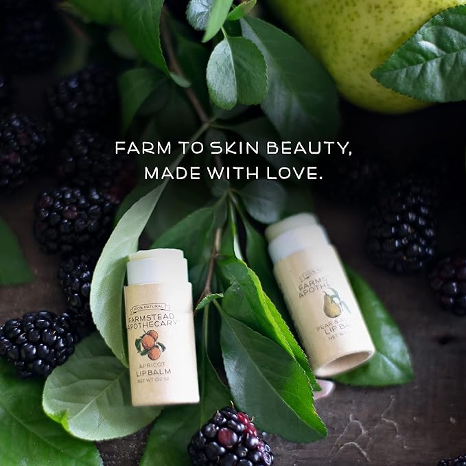 Farmstead Apothecary Lip Balm Gift Set Organic