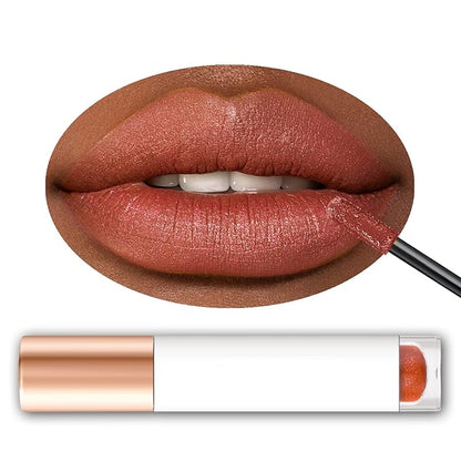 Women Matte Lipstick Nude Long Lasting Liquid Lipstick, Long