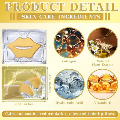 24k gold gel crystal collagen