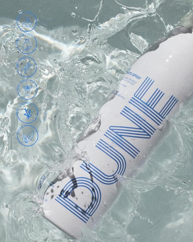 The Sporto Spray - Broad Spectrum SPF 50 Protection Body Sunscreen, Invisible Non-Aerosol Spray, 80 Min. Sweat & Water Resistance, Skin Nourishing Vitamin E, Aloe, Avocado Oil (5.5 Fl Oz)