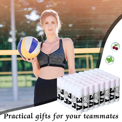 50 Pcs Happy Birthday Lip Balm Volleyball)