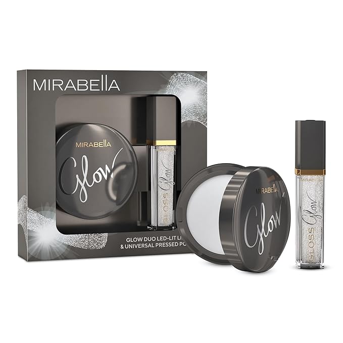 Mirabella Glow Duo, LED Lit Lip Gloss &
