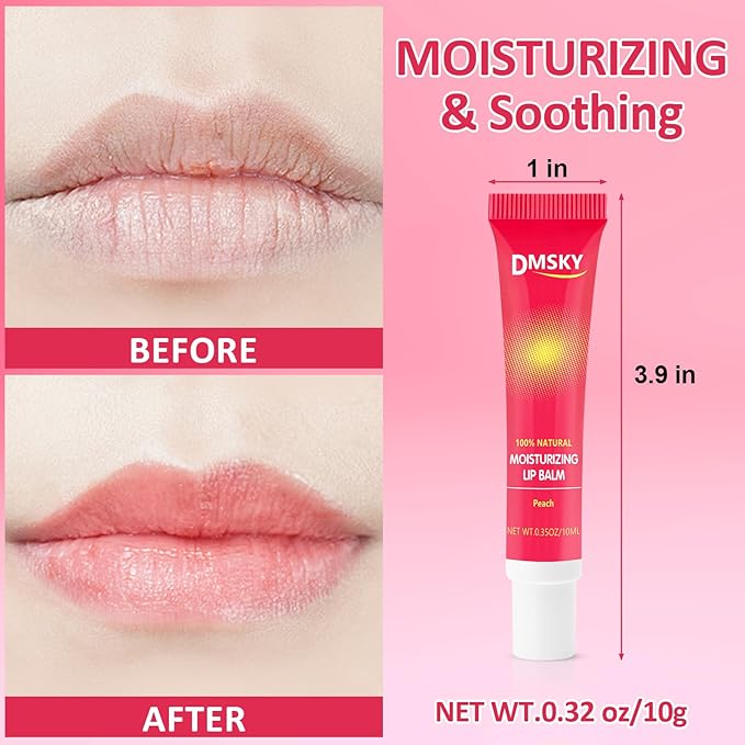 Dmsky Lip Gloss Set 24 Pack, Hydrating Squeeze Gloss