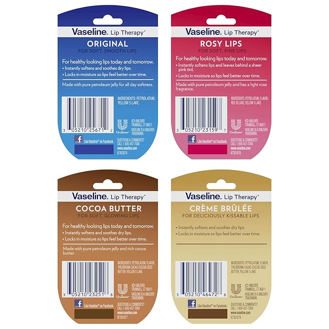 Vaseline Lip Therapy Rosy Lips, Cocoa Oz