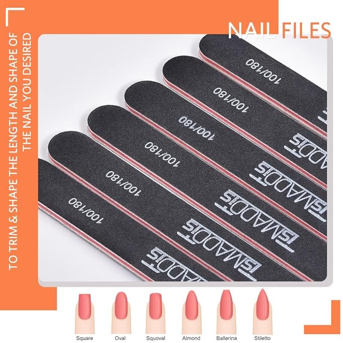 TsMADDTs Nail Files and Buffer,