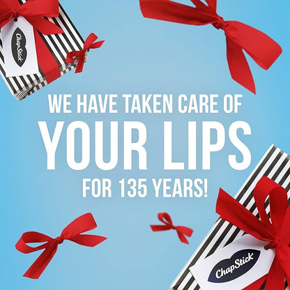 ChapStick Classic Medicated Lip Balm Tubes,