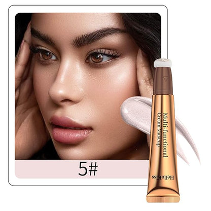 Contour Beauty Wand,Liquid Highlighter Makeup Wand, Face Blush White Highlight