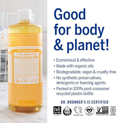 Dr. Bronner's - Pure-Castile Liquid Soap