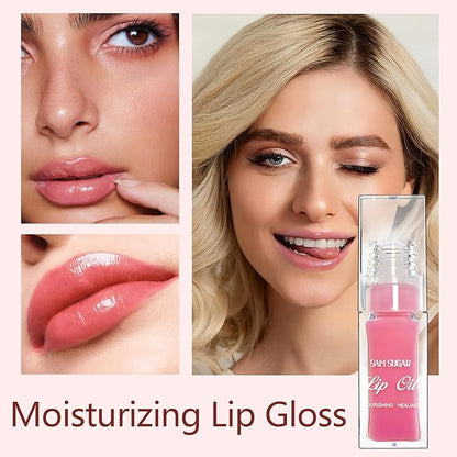 Hydrating Lip Gloss Tinted Lip Balm Lip Oil, Hydrating