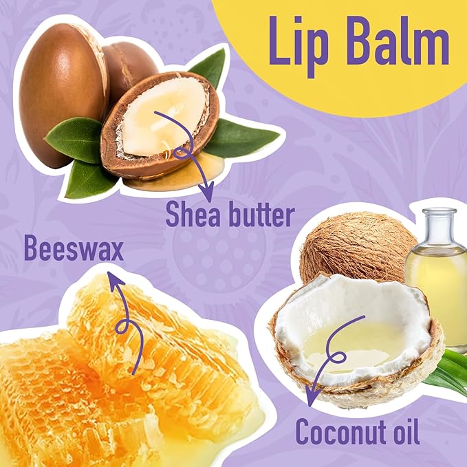 AZEN 8 Pack Lip Balm Stocking,