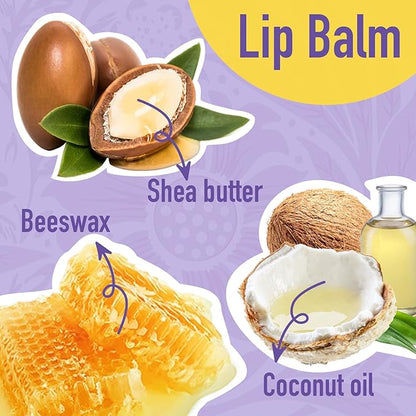 AZEN 8 Pack Lip Balm Stocking,