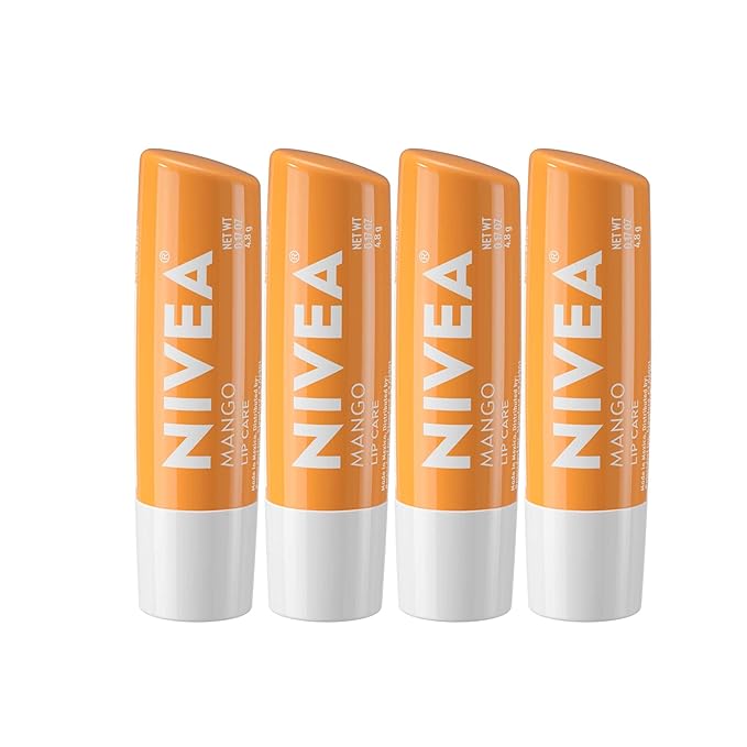 NIVEA Mango Lip Care, 0.17 oz,