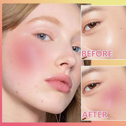 Liquid Blush,Natural Soft Cream Face Blush Matte Cheek Blush Stick(5#)