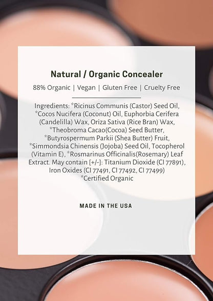 Mom's Secret 100% Natural Concealer, Organic, Vegan, Glute 11 oz