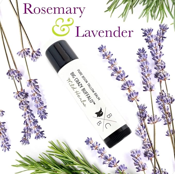 Pure Bison Tallow Lip Balm Set Hydrating