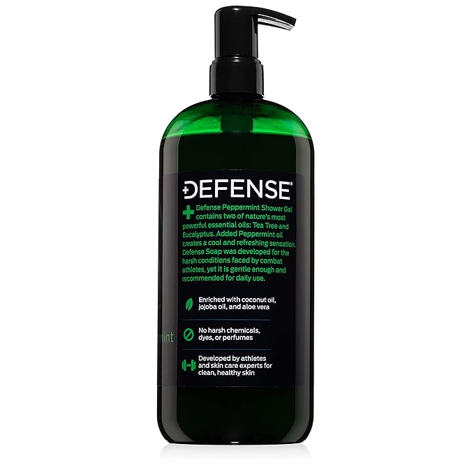 Defense Soap Organic Peppermint Body Wash