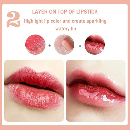 Lip Oil Hydrating Tinted Lip Balm,